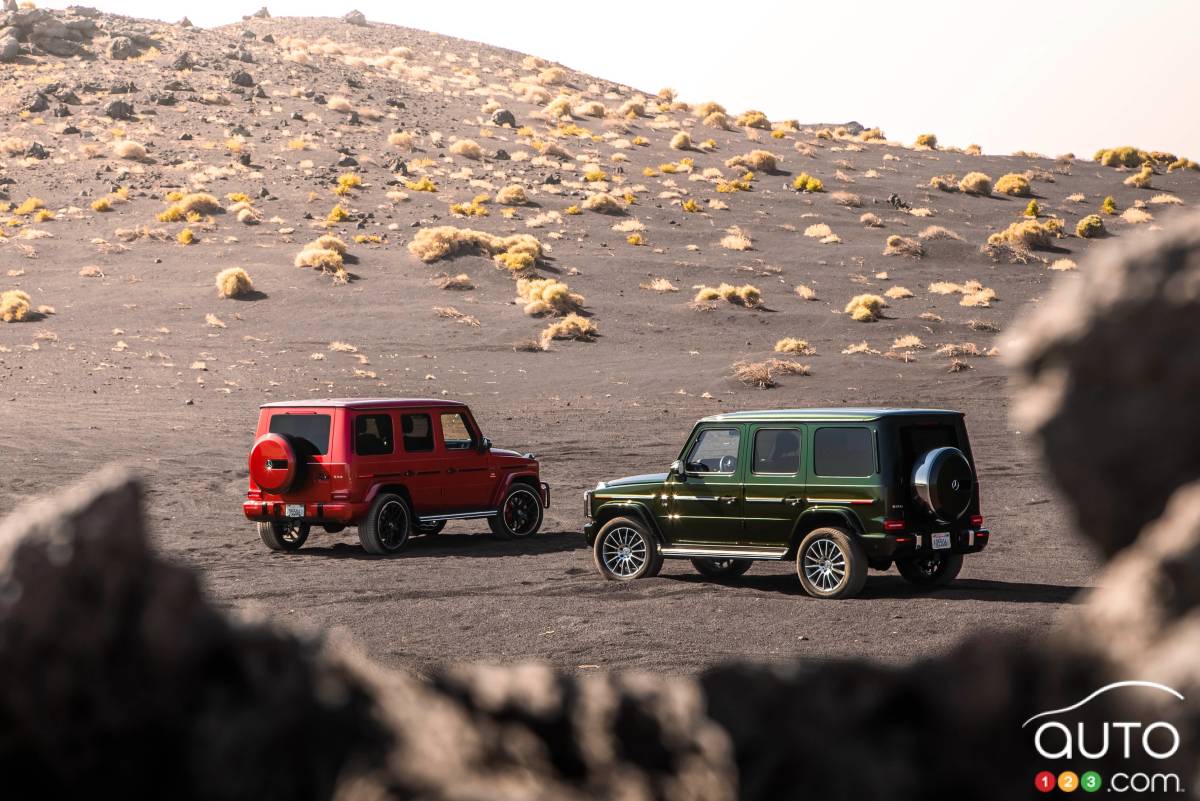 Mercedes-Benz Classe G, G550 et AMG 63